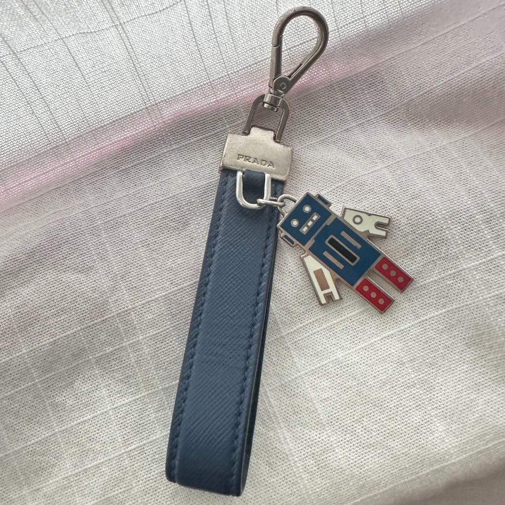 Prada Robot Charm Key Chain